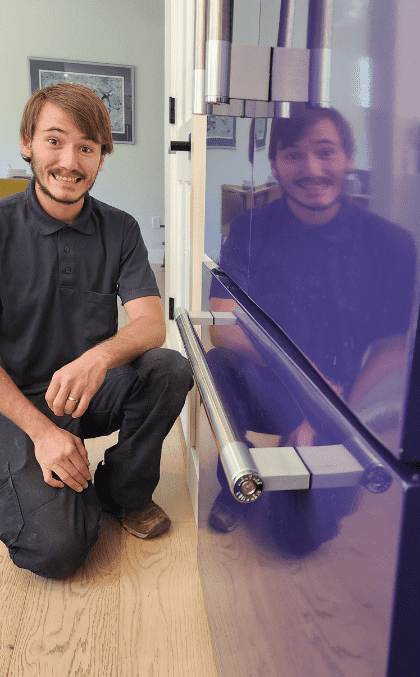 Quality inspection during freezer repair in Durango